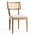 Tapered Legs, Retro Flair: Odelle Chair 3D model small image 1