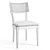 Tapered Legs, Retro Flair: Odelle Chair 3D model small image 6