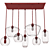 Elegant Glass Chandelier - 7 Lights 3D model small image 3