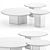 Modern Minimalist Coffee Tables 3D model small image 2