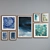 Modern Art Picture Frame Set 3D model small image 4