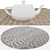 Versatile Circular Rug Set with Various Textures 3D model small image 4