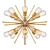 Modern Sputnik Chandelier: Louella 16 3D model small image 1