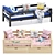 Solid Pine Children's Bed with Sideboard & Drawers 3D model small image 1