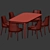 Modern 3D Dining Set - 125 3D model small image 3