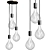 Tala Triple Pendant: Modern Elegance Illuminated 3D model small image 5