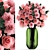 Elegant Spring Rose Bouquet 3D model small image 1