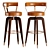 Elegant Gilmore Bar Chair 3D model small image 1