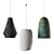 Serene Glow Pendant Lights 3D model small image 1