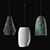 Serene Glow Pendant Lights 3D model small image 2