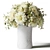 Snowberry Chrysanthemum Bouquet 3D model small image 2