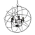 Elegant Laughlin Chandelier 3D model small image 1