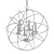 Elegant Laughlin Chandelier 3D model small image 2