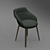 Sleek Modern Chair 3D model small image 1