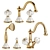 Migliore Olivia Collection: Stylish Gold & Ceramic Mixers 3D model small image 3