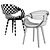 Hassell Upholstered Armchair: Modern Elegance for Your Space 3D model small image 3