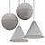 FLOS String Pendant Lights: Modern, Stylish, and Versatile 3D model small image 2