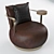 Elegant Botero Armchair: Russian Craftsmanship 3D model small image 1