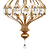 Elegant Sabina 3-Light Pendant 3D model small image 2