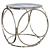 Sleek Silver Coffee Table: Halmar Venus S 3D model small image 1