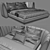 ELLEDUE Ulysse B760 - Elegant Bed with Versatile Design 3D model small image 5