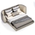 ELLEDUE Ulysse B760 - Elegant Bed with Versatile Design 3D model small image 8