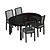 BJURSTA EKEDALEN Dining Set 3D model small image 4