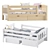 Ernie Children's Bed with Side Drawers 3D model small image 3