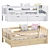 Ernie Children's Bed with Side Drawers 3D model small image 5