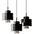 Modern Ceramic Pendant Light 3D model small image 1