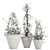 Versatile Ivy Plant Stand Set 3D model small image 3