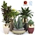 Sleek Longhi Godwin Plant Pot 3D model small image 1