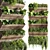 Wood Vertical Garden Stand 3D model small image 1