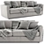 Modern Linteloo Winston 2-Seater Sofa 3D model small image 1