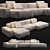 Modular Sofa Boca Navi 3D model small image 1