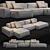 Modular Sofa Boca Navi 3D model small image 5