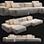 Modular Sofa Boca Navi 3D model small image 7