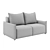 Floris 2-Seater Sofa: Elegant, Stylish, Modern 3D model small image 7