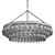 Calypso Round Chandelier: Elegant Lighting Solution 3D model small image 3