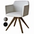 Elegant Rolf Benz 640 Chair 3D model small image 1