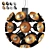 Elegant Symphony Pendant Light 3D model small image 1