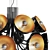 Elegant Symphony Pendant Light 3D model small image 5