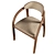 Elegant Arch Armchair 3D model small image 3