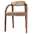 Elegant Arch Armchair 3D model small image 5