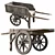 Medieval Carriage C4: Exquisite Lowpoly Masterpiece 3D model small image 4