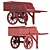 Medieval Carriage C4: Exquisite Lowpoly Masterpiece 3D model small image 5