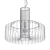 Sleek Noir Pendant Chandelier 3D model small image 2