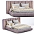 Luxury ANNIBALE Neiva Bed - Italian Elegance for Your Bedroom 3D model small image 6