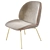 Elegant Velvet Gubi Beetle Chair 3D model small image 4