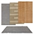 Versatile Rug Set - 6 Unique Designs 3D model small image 1